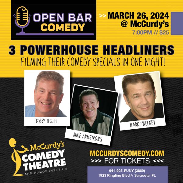 Open Bar Comedy at McCurdy's Comedy Theatre